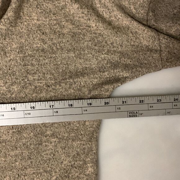 Caution To The Wind Anthropologie Tan/Taupe Heathered Open Front Cardigan Size S - Picture 6 of 8